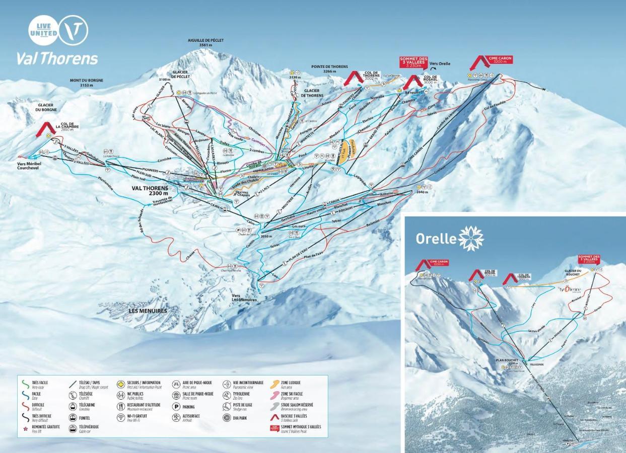 Appartement Orelle Val-Thorens Avec Spa Exterior foto